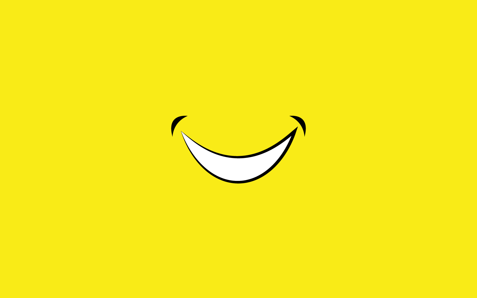 Smile happy face vector design template