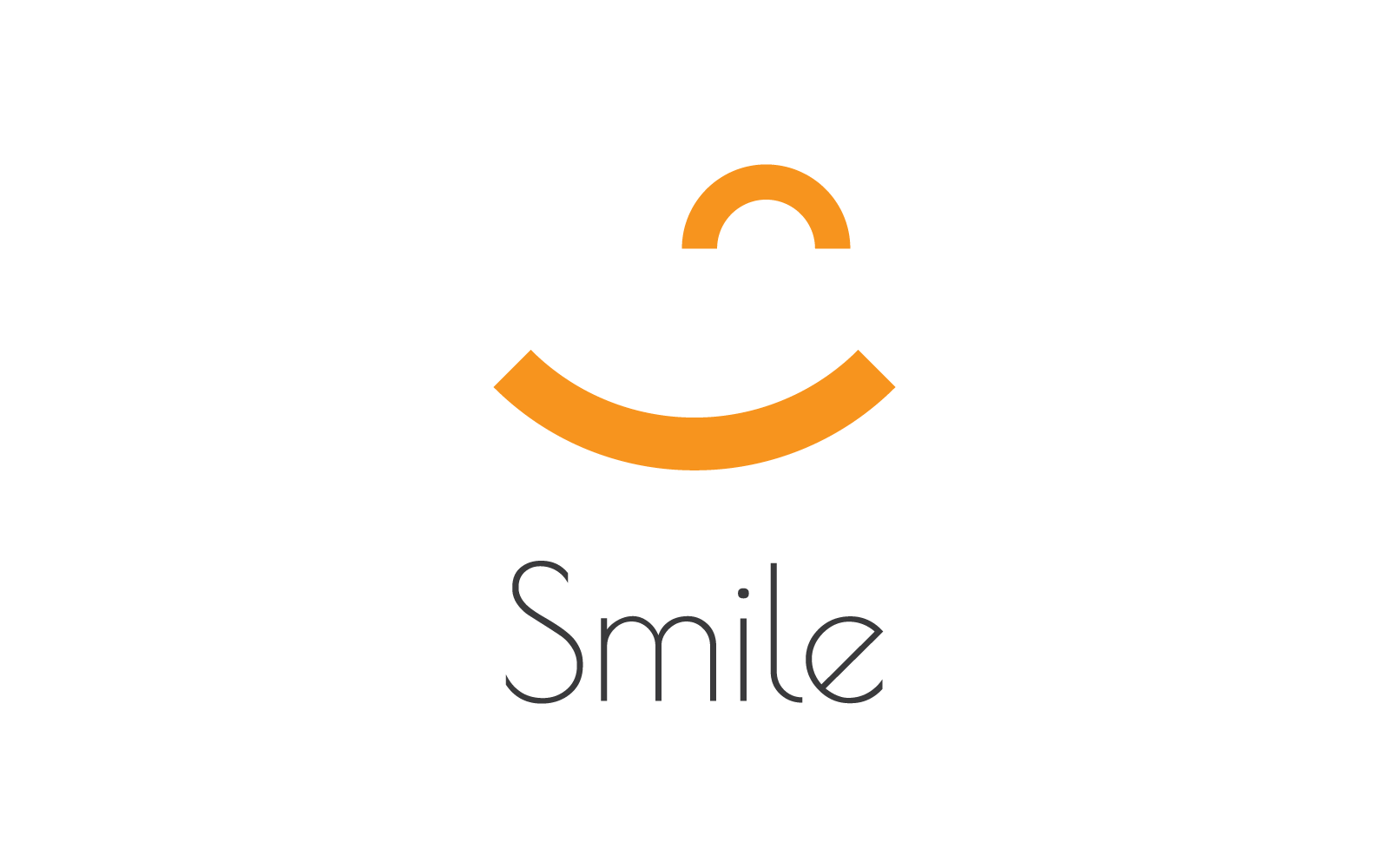 Smile happy face vector illustration design Logo Template