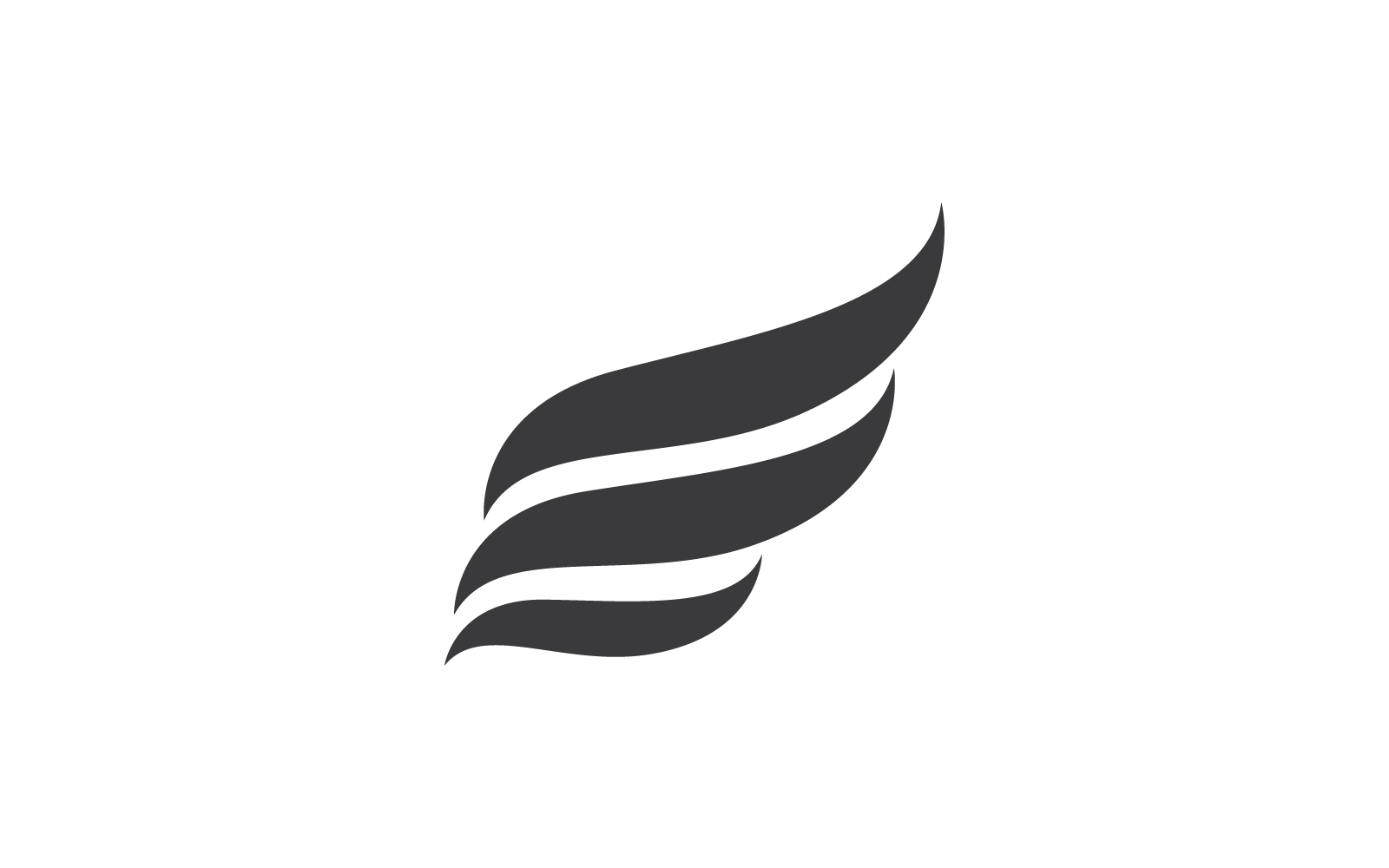 Wing icon illustration logo vector design