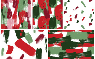Color Splash Patterns Christmas Edition