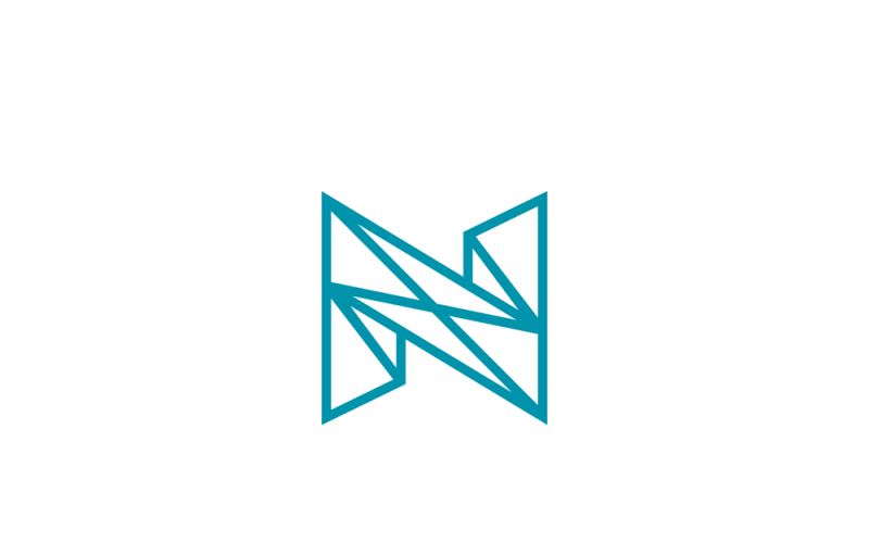 Network - Letter N vector logo design template Logo Template