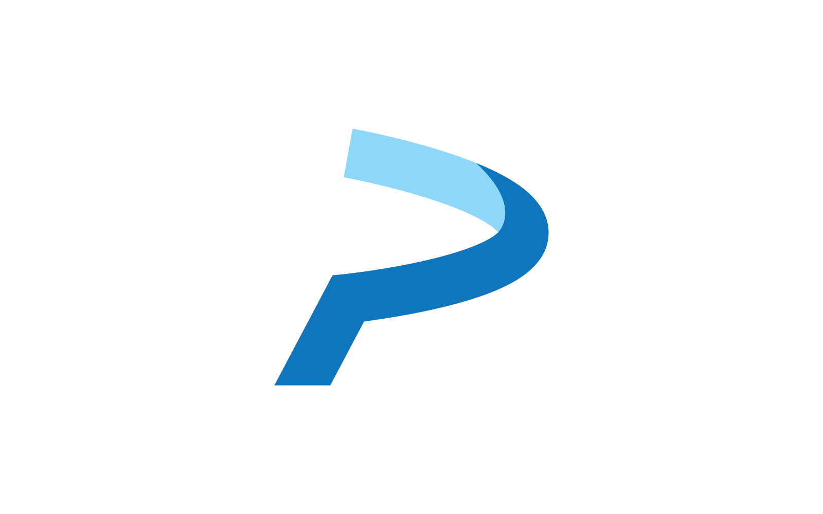 P ilk ödeme logosu vektör tasarımı