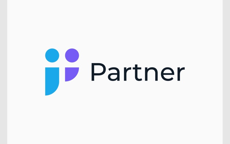Partner Cooperation People Logo Logo Template