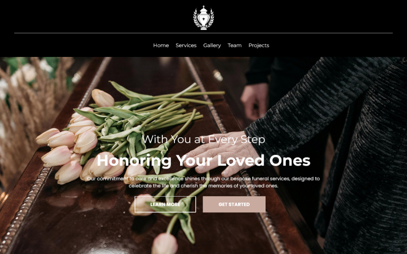 TishFuneralHTML - Funeral Services HTML Template Landing Page Template