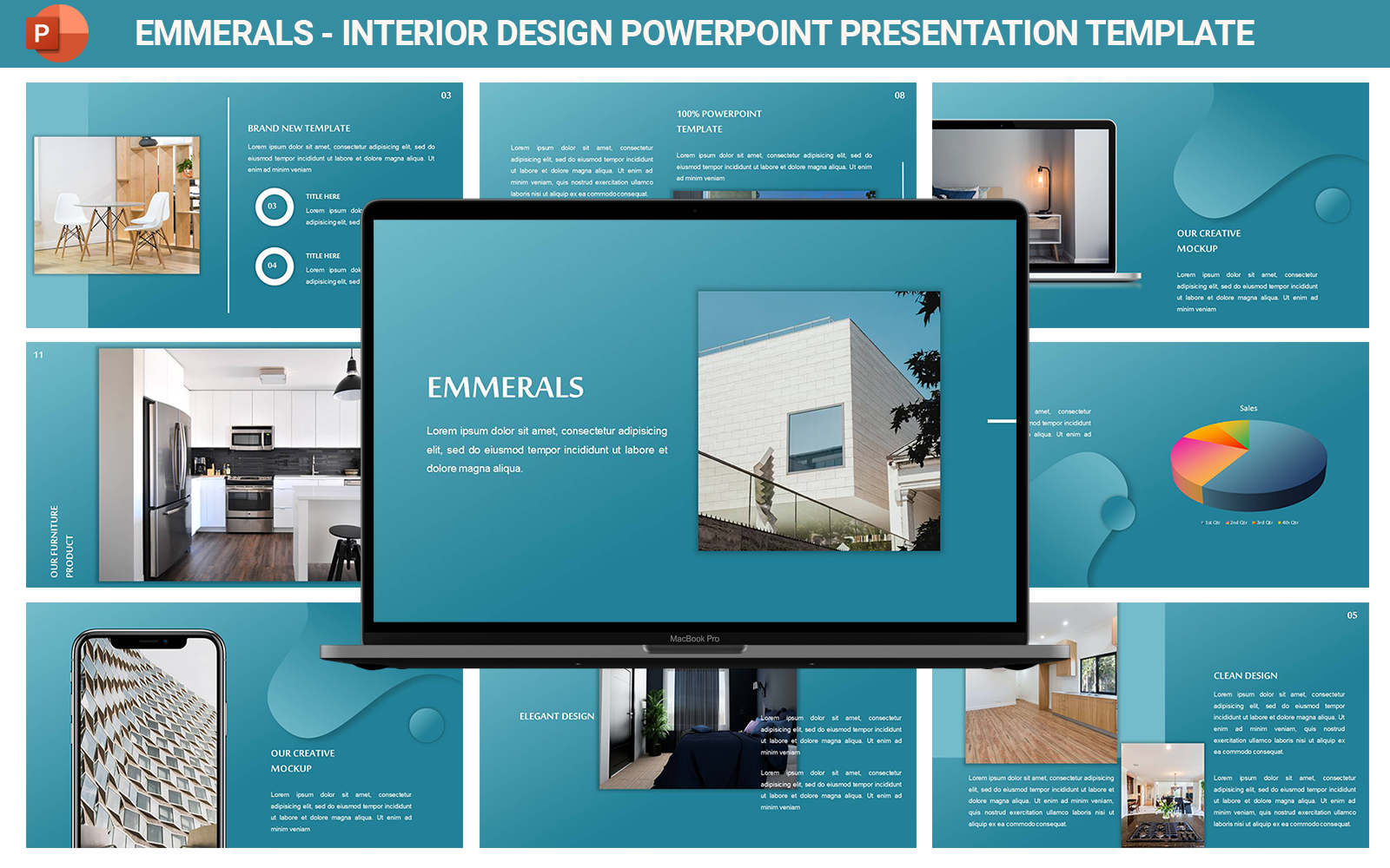 Emmerals - Interior Design Presentation Template