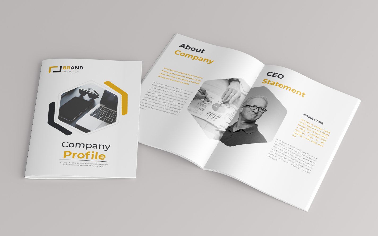 Template #400769 Booklet Brochure Webdesign Template - Logo template Preview