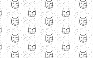 Cats Background Patterns Set of 40