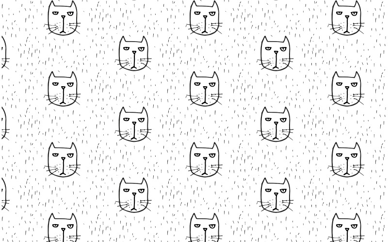Cats Background Patterns Set of 40