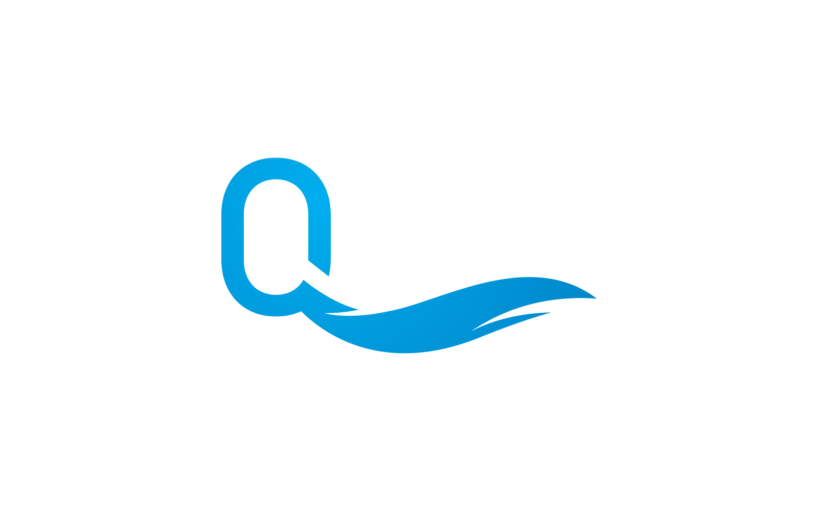 Initial Q letter logo template vector