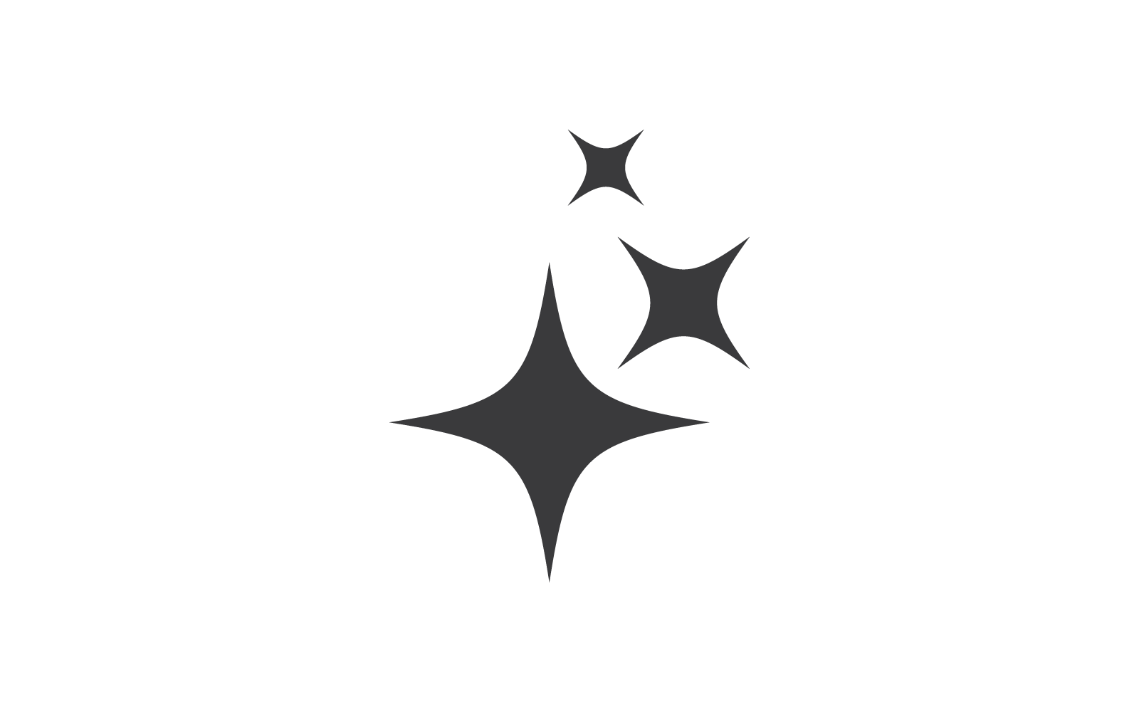 Modelo de ícone de design de logotipo estrela