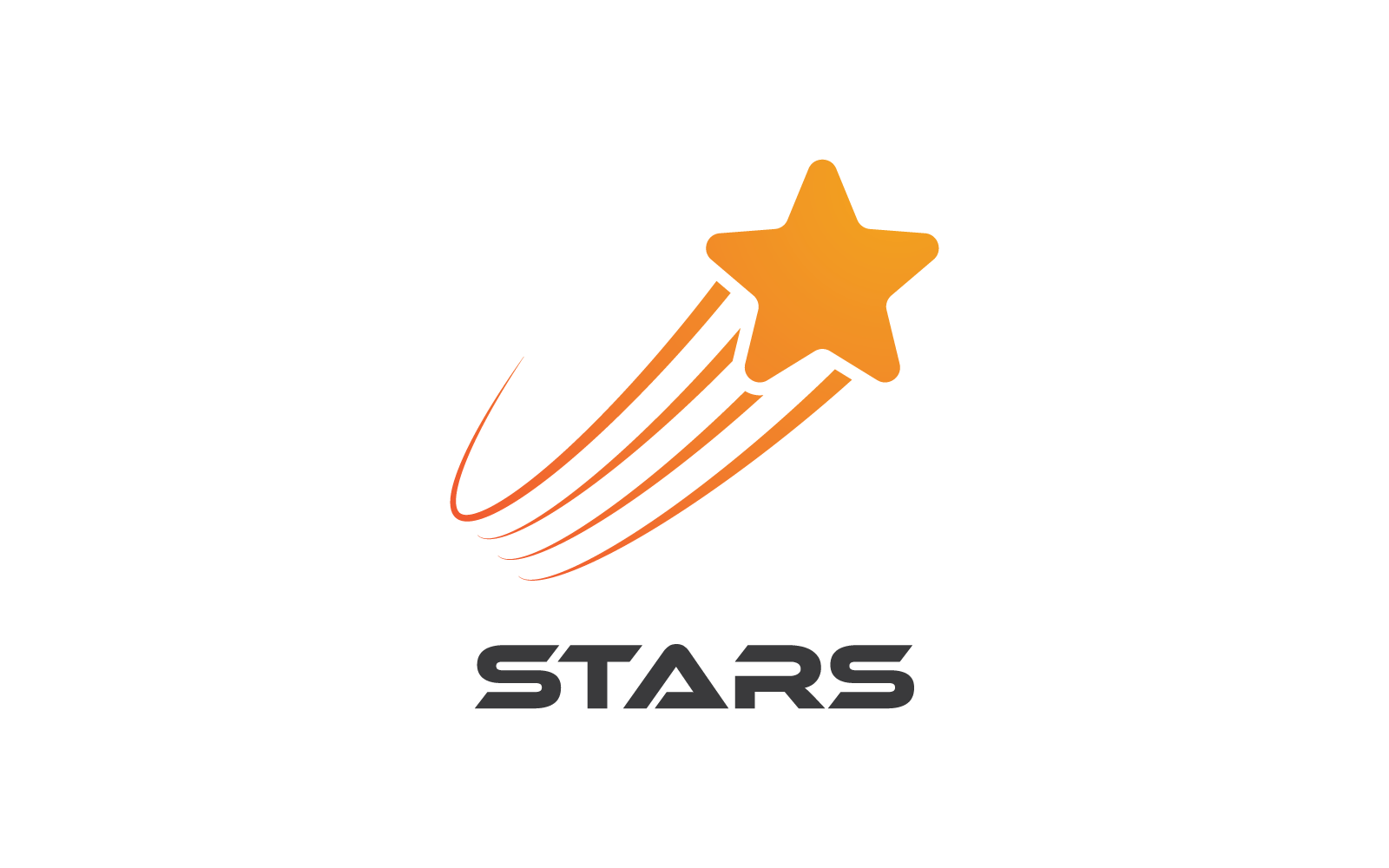 Modelo de vetor de logotipo de design de estrela