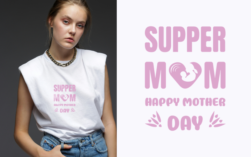 Supermom Takes Flight: Mother's Day T-shirt