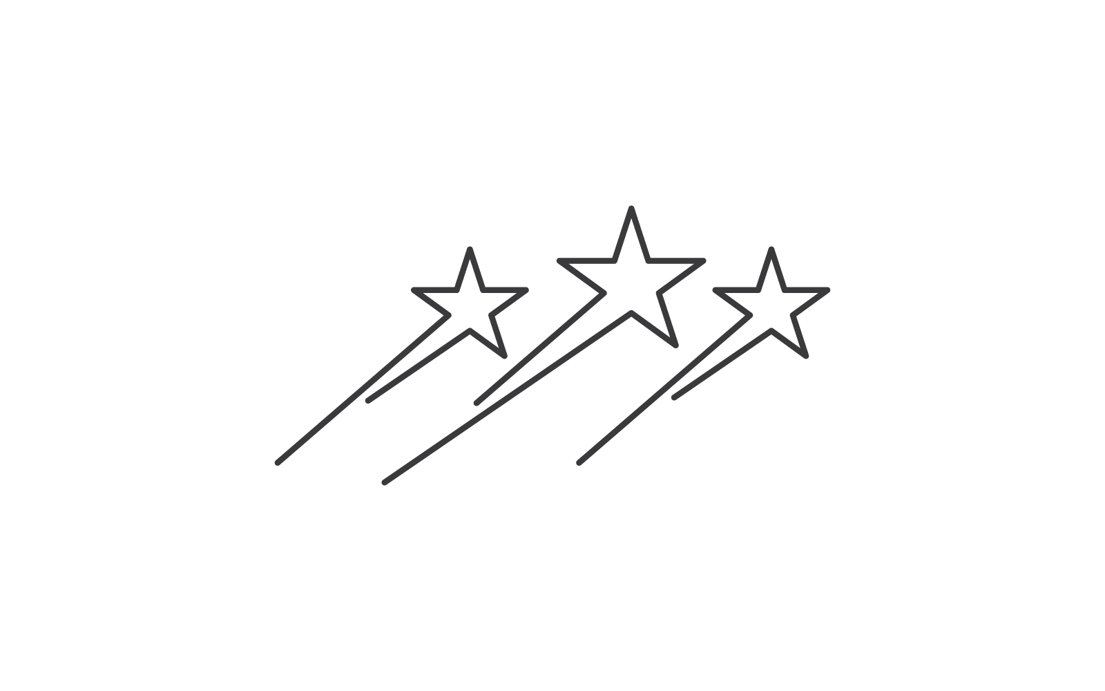 Szablon ilustracji ikony projektu logo gwiazdy