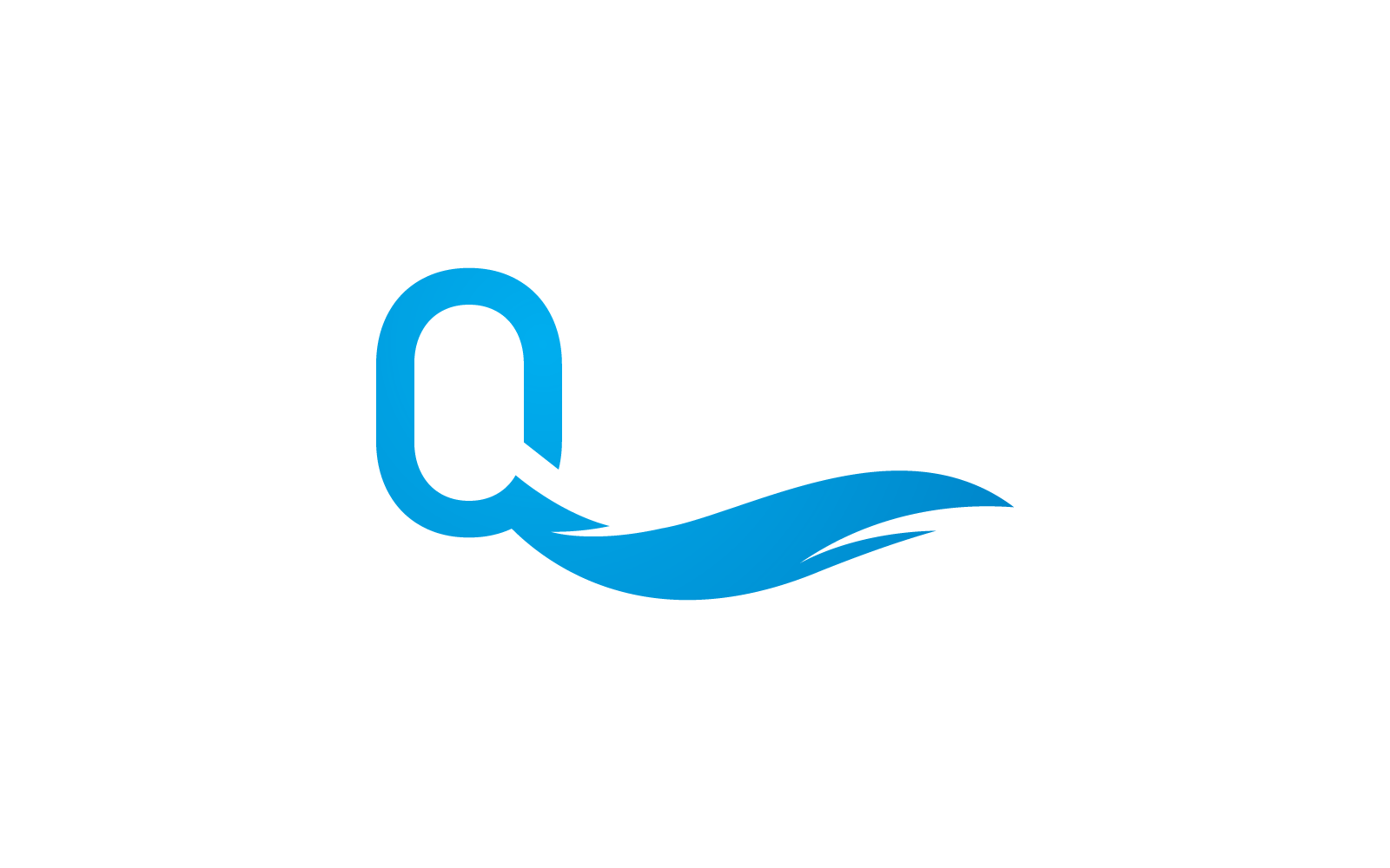 Vector de plantilla de logotipo de letra Q inicial