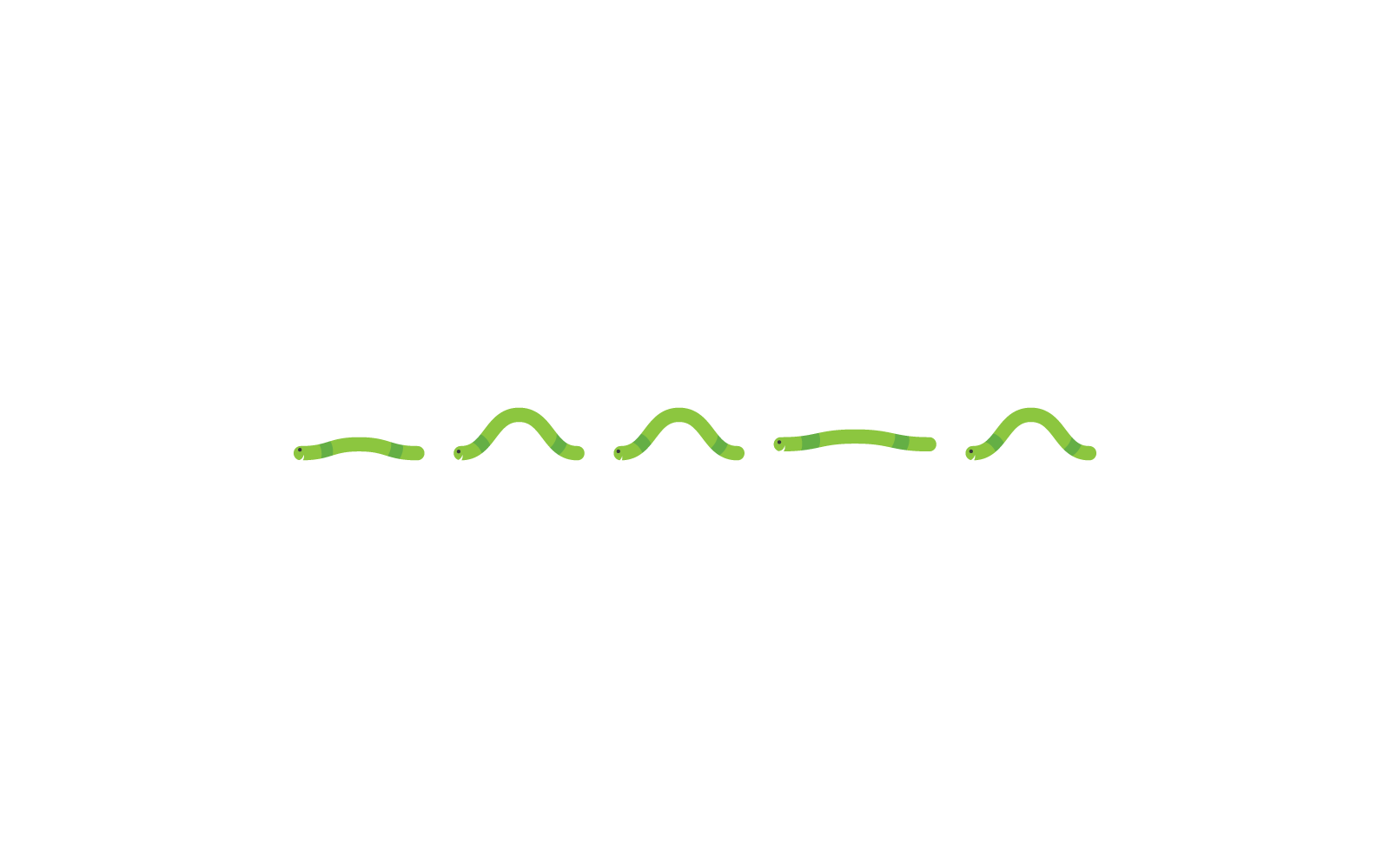 Worm ontwerp vector logo pictogrammalplaatje
