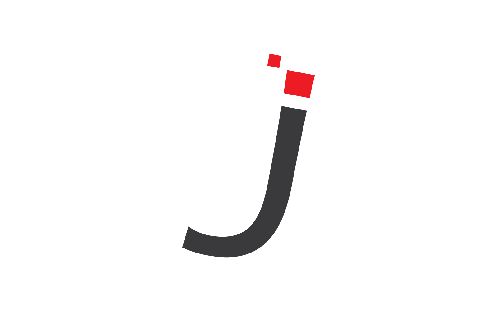 Initial J letter logo illustration design vector template