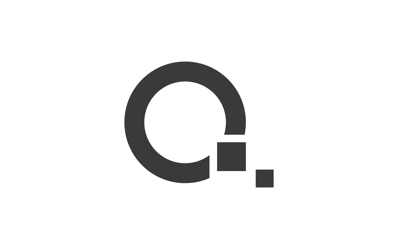 Initial Q letter logo design template vector