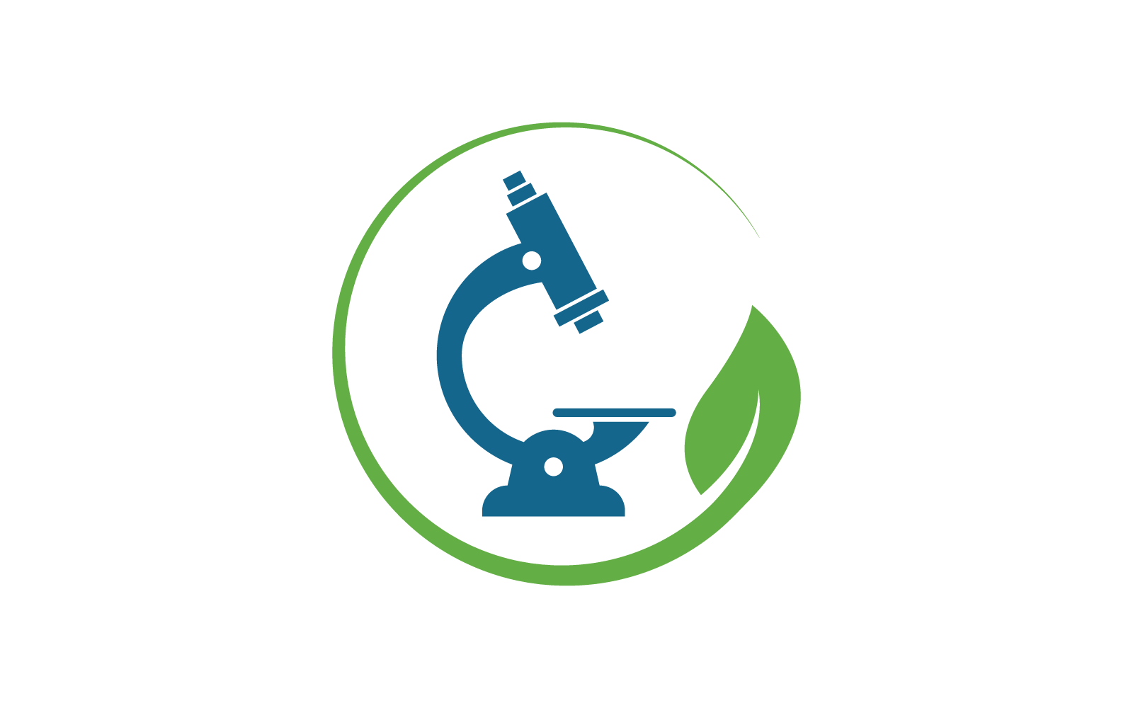 Microscope logo icon vector illustration design template