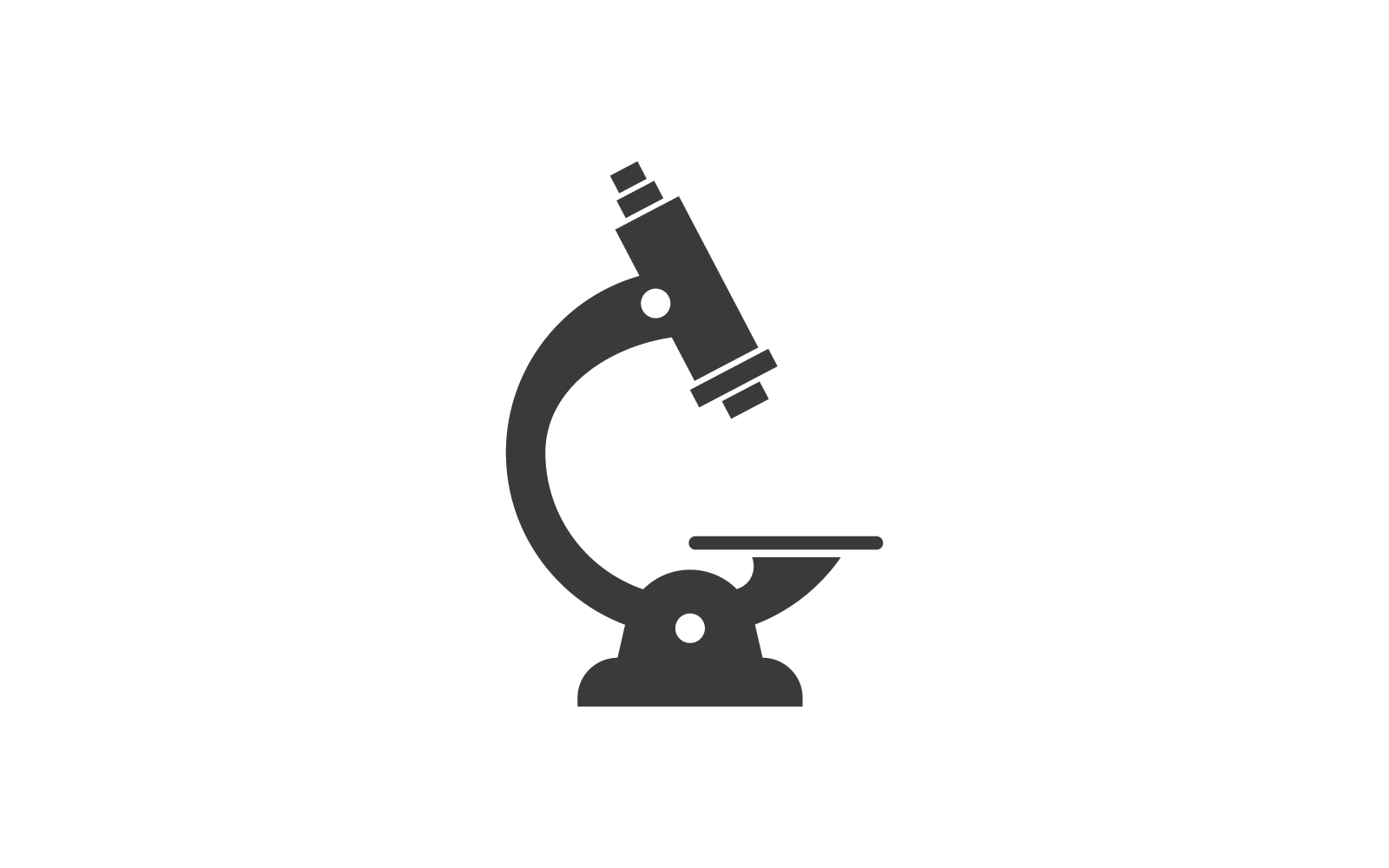 Mikroskop-Logo-Symbol-Vektor-Illustrationsvorlage