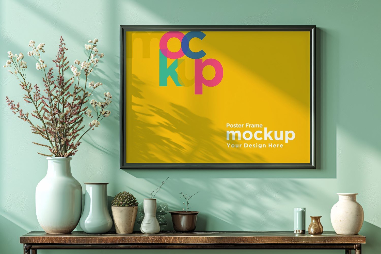 Template #400949 Frame Mockup Webdesign Template - Logo template Preview