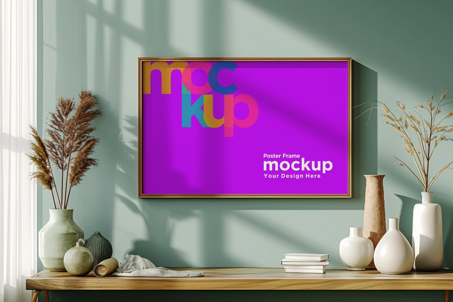 Template #400950 Frame Mockup Webdesign Template - Logo template Preview