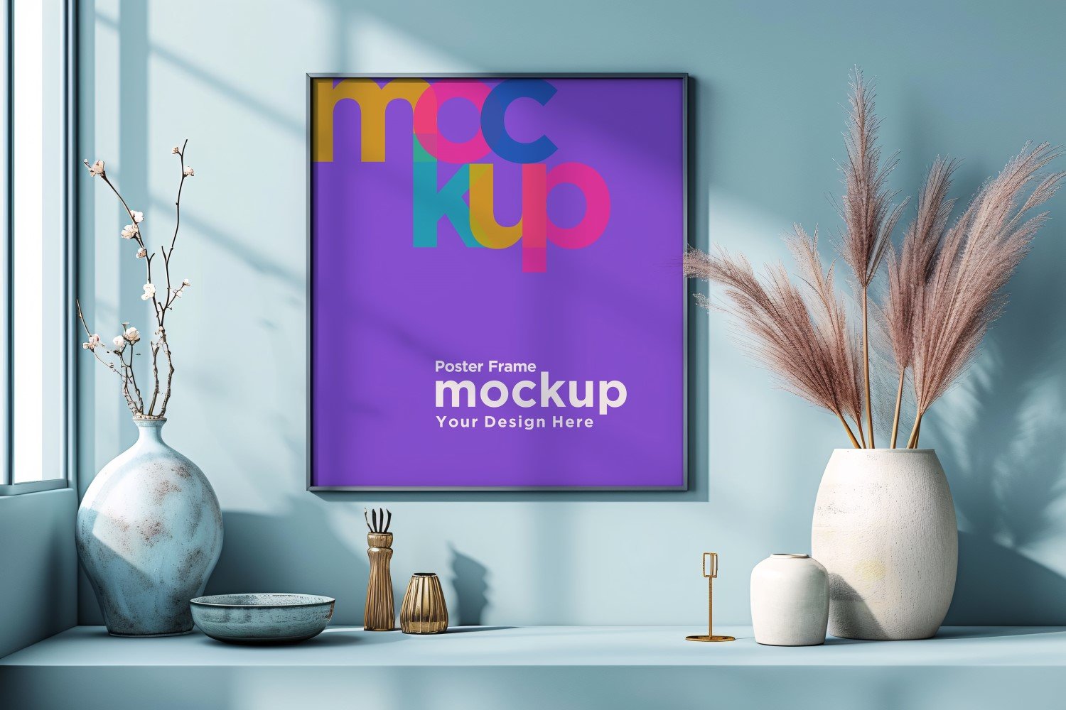 Template #400973 Frame Mockup Webdesign Template - Logo template Preview