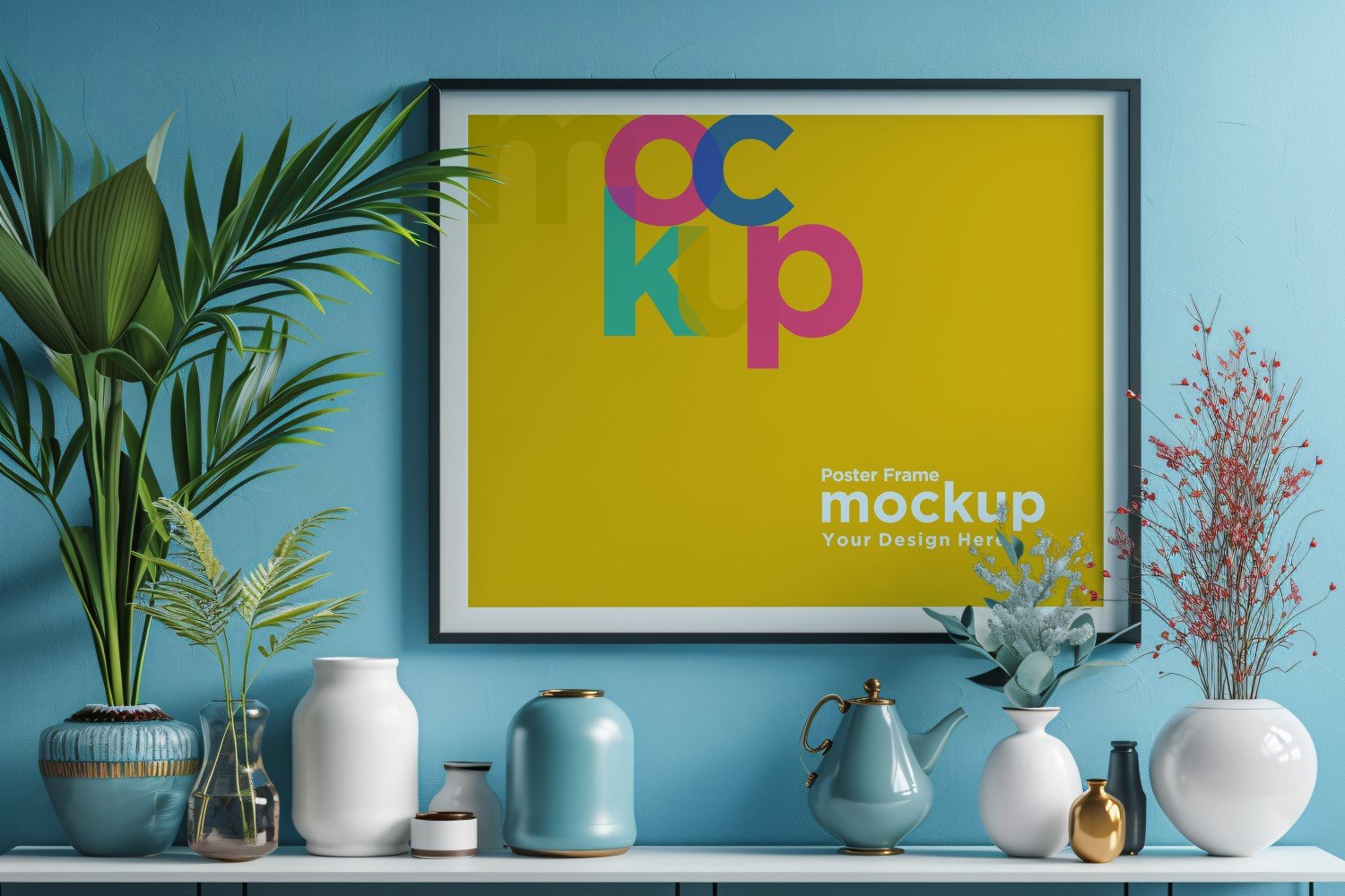 Template #400974 Frame Mockup Webdesign Template - Logo template Preview