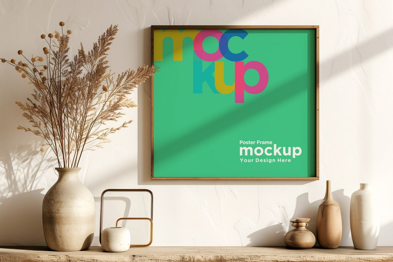 Template #400976 Frame Mockup Webdesign Template - Logo template Preview