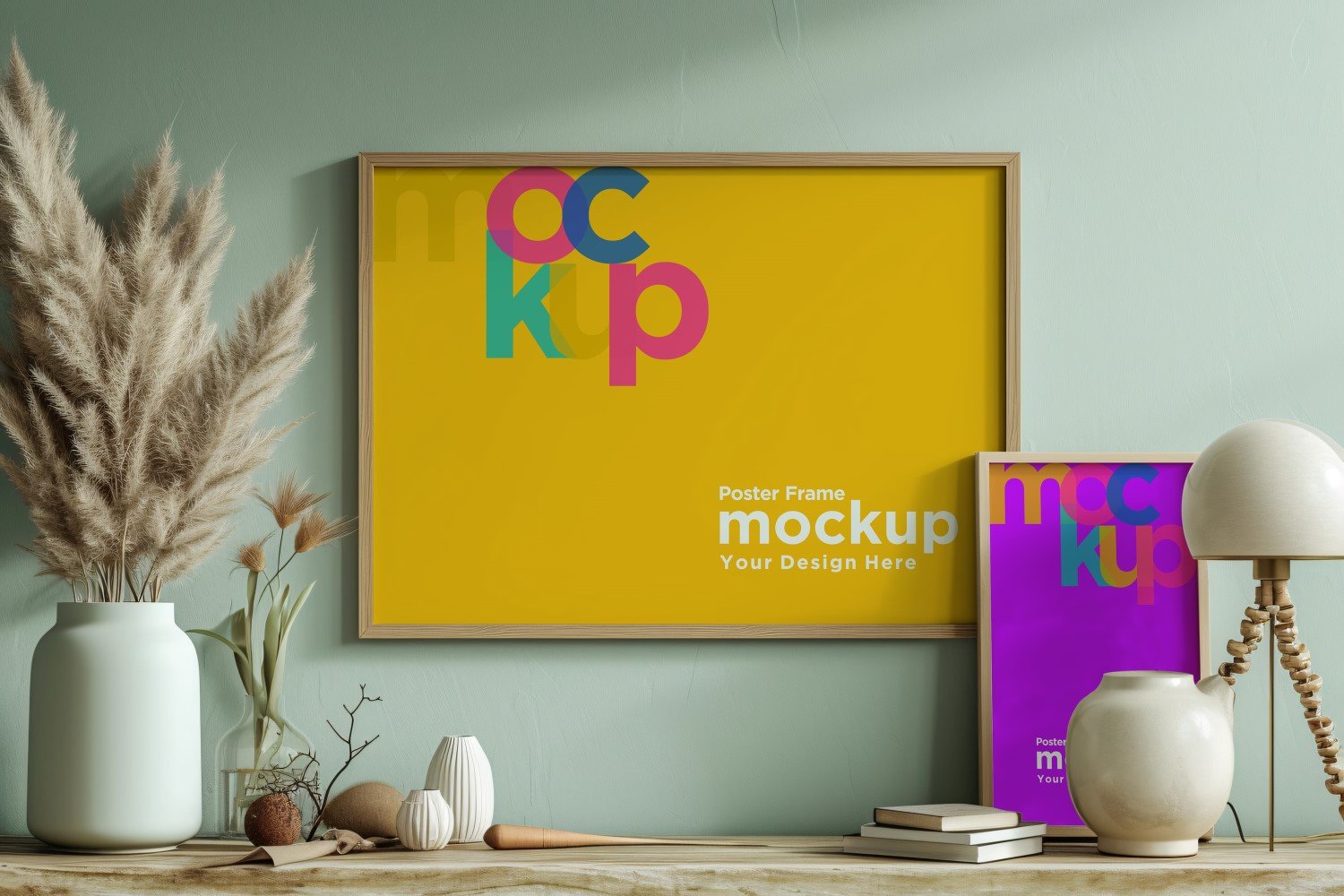 Template #400981 Frame Mockup Webdesign Template - Logo template Preview