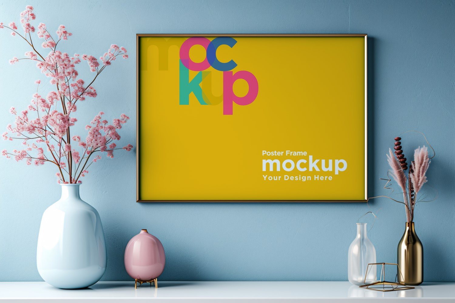 Template #400984 Frame Mockup Webdesign Template - Logo template Preview