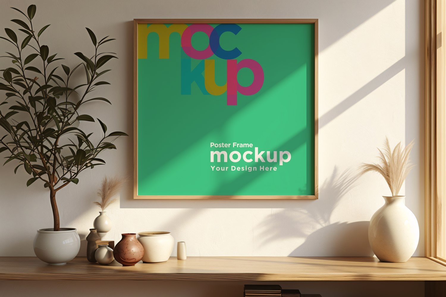Template #400992 Frame Mockup Webdesign Template - Logo template Preview