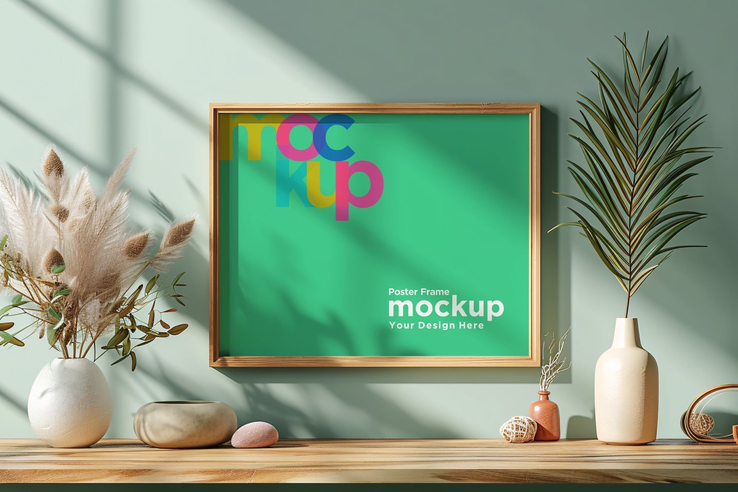 Template #400998 Frame Mockup Webdesign Template - Logo template Preview