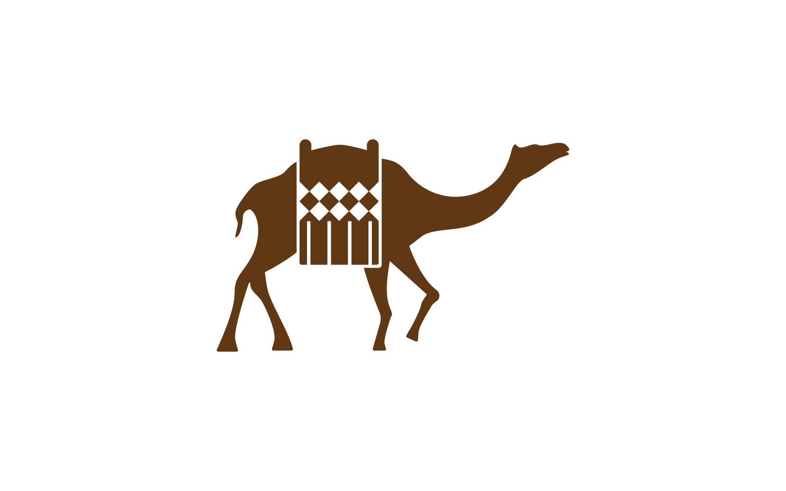 Camel illustration logo icon vector design Logo Template