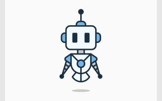 Robot Cyborg Robotic Logo