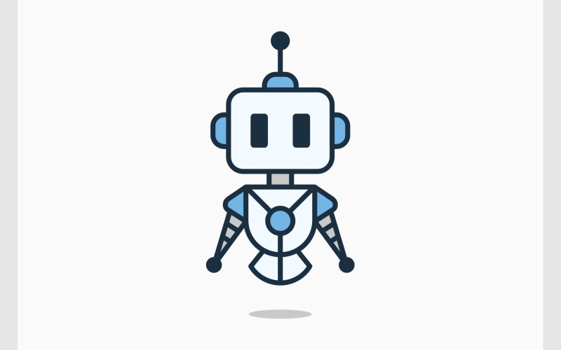 Robot Cyborg Robotic Logo Logo Template