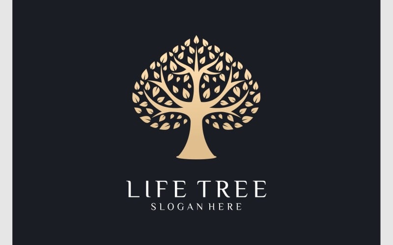 Tree Life Natural Nature Logo Logo Template