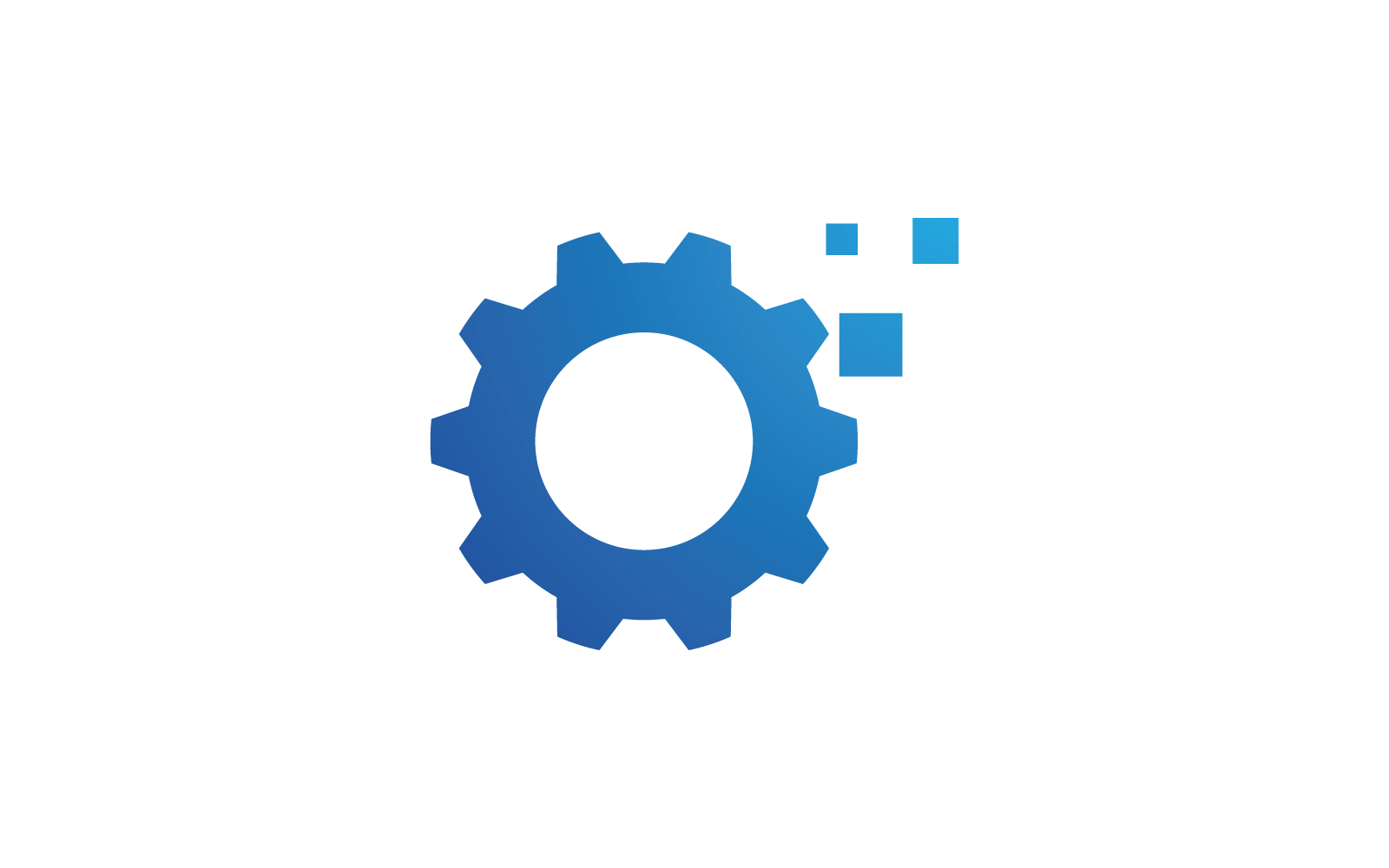 Versnelling technologie logo vector illustratie ontwerp