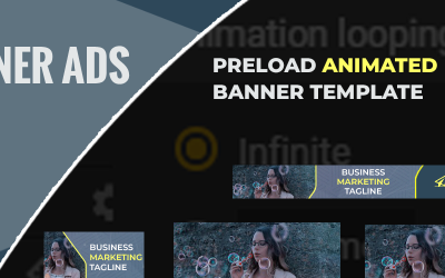 Preload - HTML5 Template Animated Banner