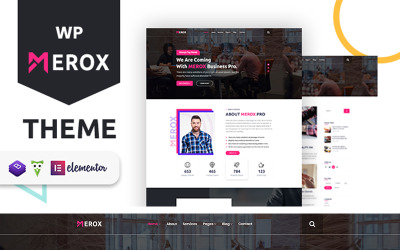 Responsivt Merox - Corporate WordPress-tema #100092