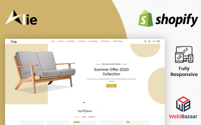 Responzivní Shopify motiv "Alie - Best Furniture" #100093