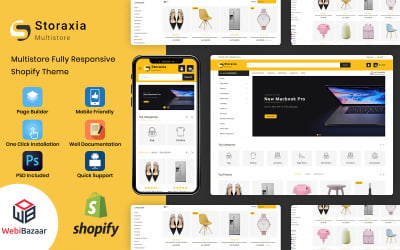 Storaxia - багатоцільова тема Shopify