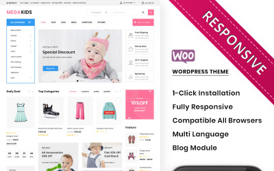 Megakids - Het Mega Toy Store WooCommerce-thema