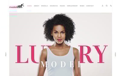Modelicom - Model Agency and Portfolio WordPress Theme