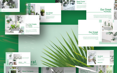NATUURLIJKE Presentatie PowerPoint-sjabloon