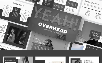 OVERHEAD Presentation PowerPoint template