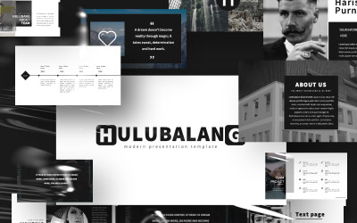 PowerPoint-Vorlage für die Hulubalang-Präsentation