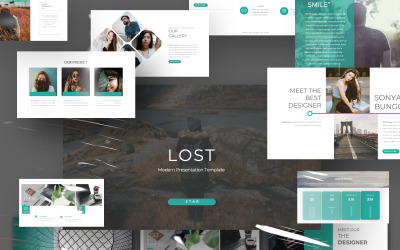 a Lost Presentation - Keynote template