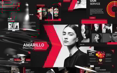 Amarillo Präsentation Google Slides