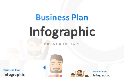 Biznes zwycięzców Infografika Prezentacja Szablon PowerPoint