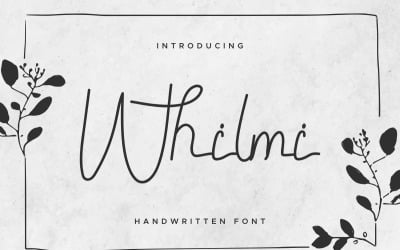 Whilmi Font